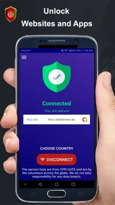 Afghan VPN Free android App screenshot 3